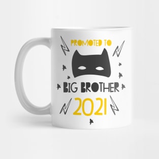 Promoted to Big brother superhero announcing pregnancy 2021 Mug